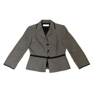 Tahari Arthur S. Levine Women’s Blazer Black and White Sz Petite